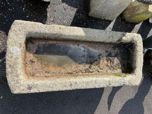 18TH19TH CENTURY DOUBLE D END CORNISH GRANITE TROUGH - ADDITIONAL PHOTO 4