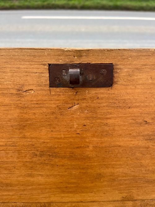 19TH CENTURY PINE SEA CHEST - ADDITIONAL PHOTO 5