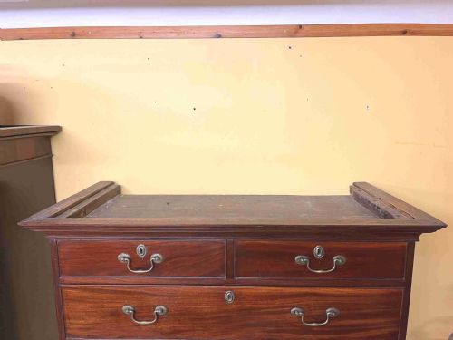 GEORGIAN 1800 MAHOGANY CHEST ON CHEST - ADDITIONAL PHOTO 1