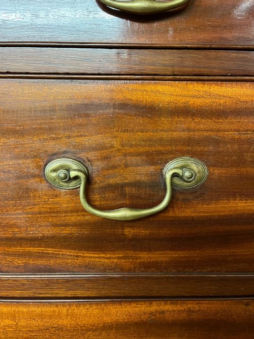 GEORGIAN 1800 MAHOGANY CHEST ON CHEST - ADDITIONAL PHOTO 6