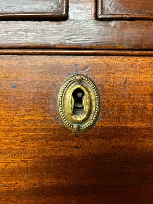 GEORGIAN 1800 MAHOGANY CHEST ON CHEST - ADDITIONAL PHOTO 7