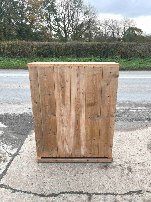 VICTORIAN PINE BOOKCASE DISPLAY CABINET - ADDITIONAL PHOTO 7