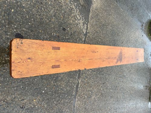EARLY 19TH CENTURY PINE FORM BENCH - ADDITIONAL PHOTO 2