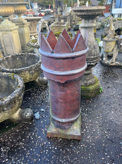 SINGLE VICTORIAN CROWN TOP CHIMNEY POT - ADDITIONAL PHOTO 2