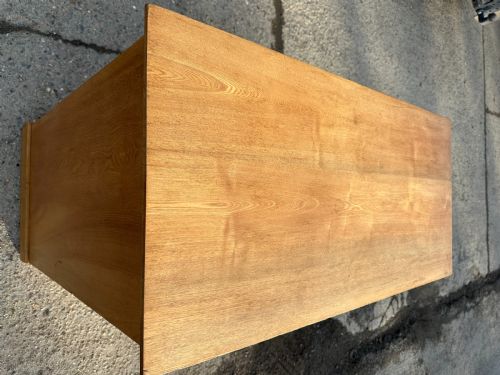 EDWARDIAN 19011910 ASH 2 3 CHEST OF DRAWERS - ADDITIONAL PHOTO 3