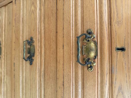 EDWARDIAN 19011910 ASH 2 3 CHEST OF DRAWERS - ADDITIONAL PHOTO 4