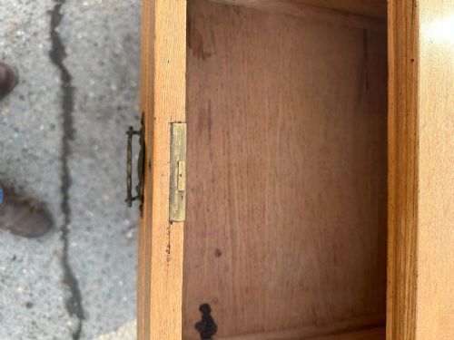 EDWARDIAN 19011910 ASH 2 3 CHEST OF DRAWERS - ADDITIONAL PHOTO 7