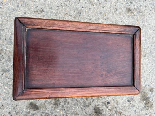 EARLY 20TH CENTURY CHINESE ROSEWOOD NEST OF 4 TABLES - ADDITIONAL PHOTO 1