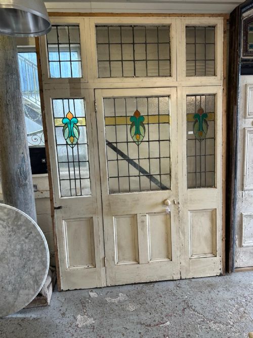 circa 1900 pine door and frame - CATEGORY: ANTIQUE MISCELLANEOUS - DATED 1900