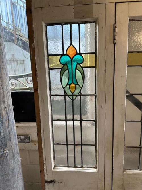 CIRCA 1900 PINE DOOR AND FRAME - ADDITIONAL PHOTO 1