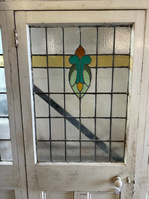 CIRCA 1900 PINE DOOR AND FRAME - ADDITIONAL PHOTO 2