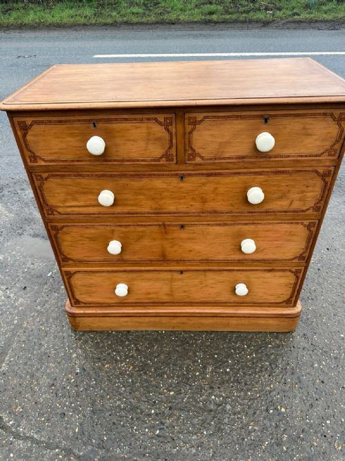 VICTORIAN PINE 2 3 CHEST OF DRAWERS - ADDITIONAL PHOTO 1