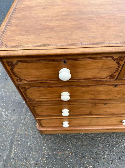 VICTORIAN PINE 2 3 CHEST OF DRAWERS - ADDITIONAL PHOTO 4