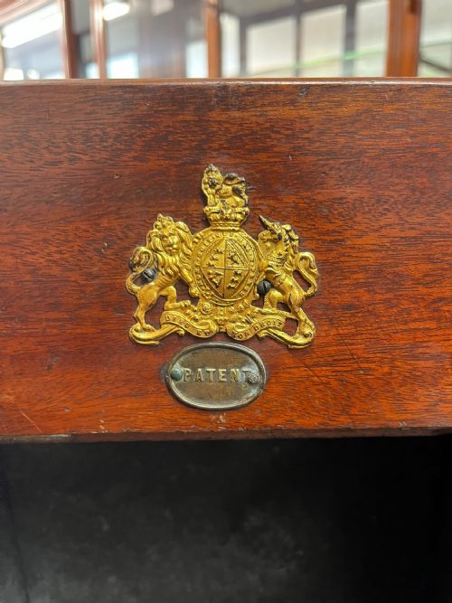 CIRCA 1900 MAHOGANY COAL BOX SCUTTLE - ADDITIONAL PHOTO 6