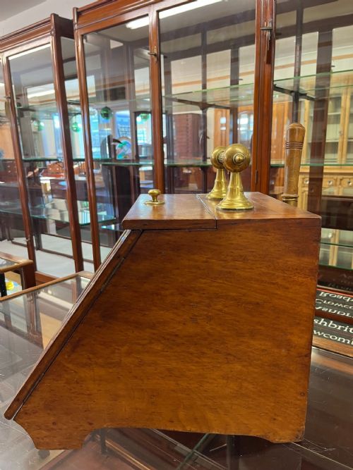 CIRCA 1900 MAHOGANY COAL BOX SCUTTLE - ADDITIONAL PHOTO 8