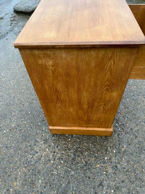 EDWARDIAN ASH 2 2 CHEST OF DRAWERS - ADDITIONAL PHOTO 5