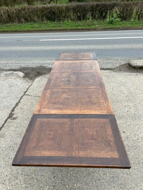 1920S OAK DRAW LEAF TABLE - ADDITIONAL PHOTO 4