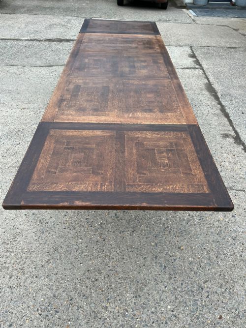 1920S OAK DRAW LEAF TABLE - ADDITIONAL PHOTO 5