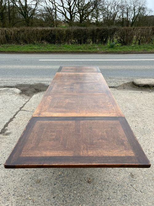 1920S OAK DRAW LEAF TABLE - ADDITIONAL PHOTO 6