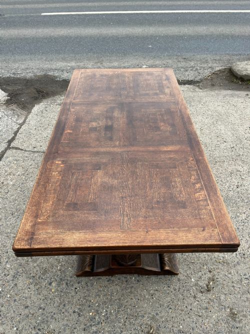 1920S OAK DRAW LEAF TABLE - ADDITIONAL PHOTO 8