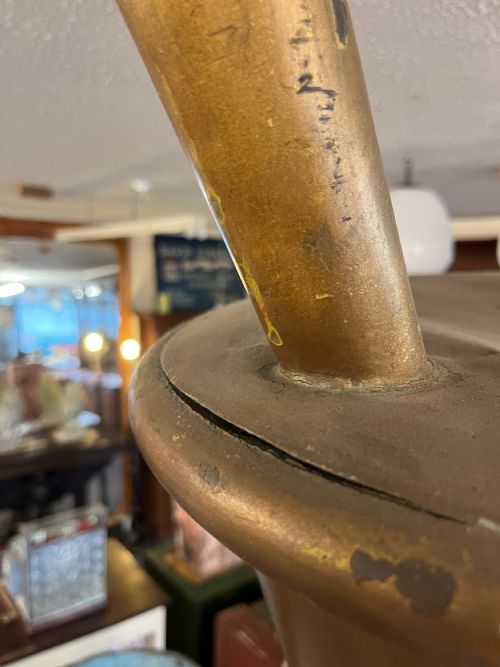 19TH CENTURY APOTHECARY TRADE SIGN IN THE FORM OF A PESTLE MORTAR - ADDITIONAL PHOTO 4