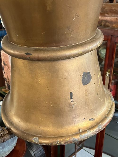 19TH CENTURY APOTHECARY TRADE SIGN IN THE FORM OF A PESTLE MORTAR - ADDITIONAL PHOTO 6