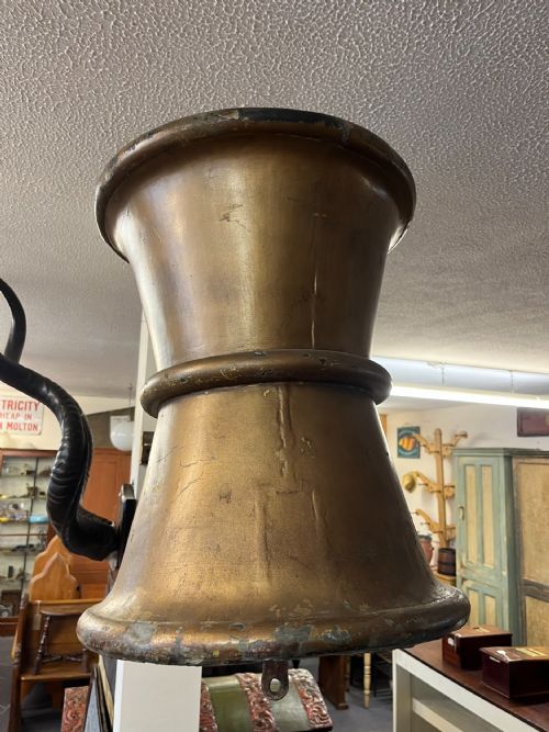 19TH CENTURY APOTHECARY TRADE SIGN IN THE FORM OF A PESTLE MORTAR - ADDITIONAL PHOTO 12