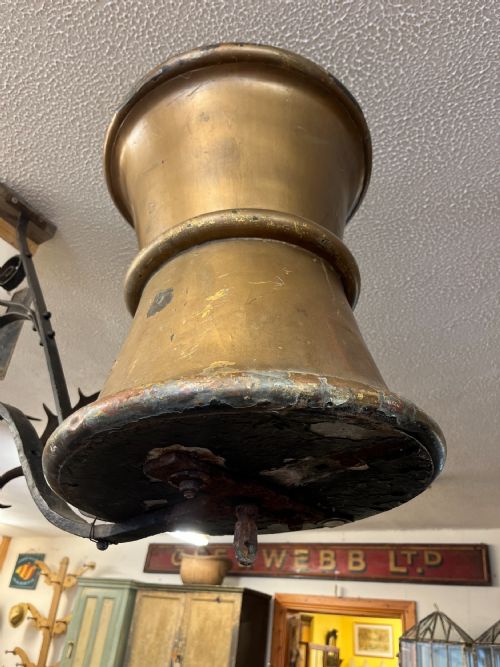 19TH CENTURY APOTHECARY TRADE SIGN IN THE FORM OF A PESTLE MORTAR - ADDITIONAL PHOTO 15