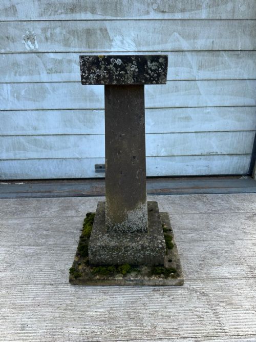 19th century stone bird bath with fossils - CATEGORY: ANTIQUE MISCELLANEOUS - DATED 19TH CENTURY