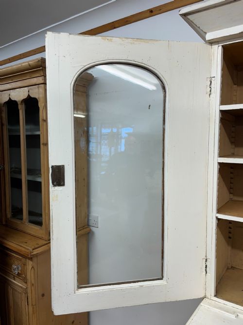EARLY 19TH CENTURY GEORGIAN PAINTED PINE BOOKCASE - ADDITIONAL PHOTO 6