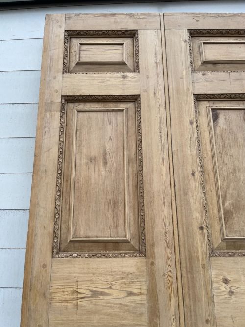 VICTORIAN PINE DOOR WITH 6 FIELDED PANELS - ADDITIONAL PHOTO 4