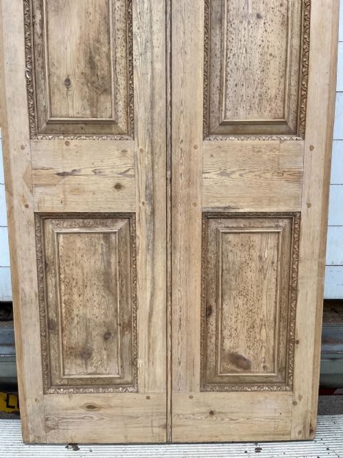 VICTORIAN PINE DOOR WITH 6 FIELDED PANELS - ADDITIONAL PHOTO 8
