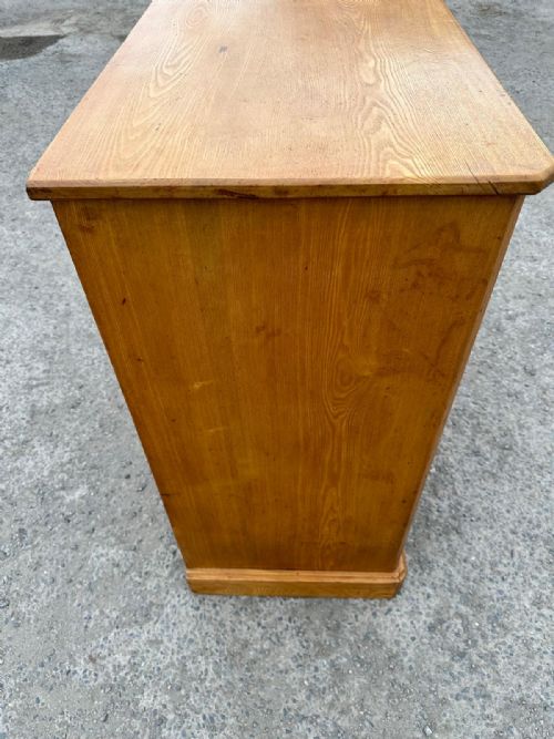 EDWARDIAN 19011910 ASH 2 3 CHEST OF DRAWERS - ADDITIONAL PHOTO 2