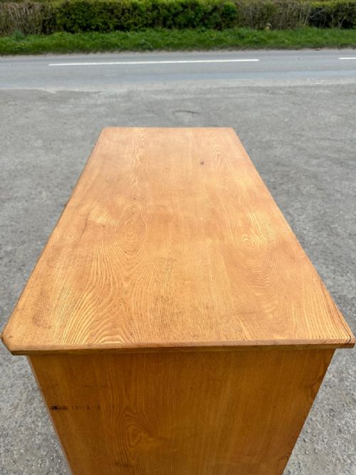 EDWARDIAN 19011910 ASH 2 3 CHEST OF DRAWERS - ADDITIONAL PHOTO 3