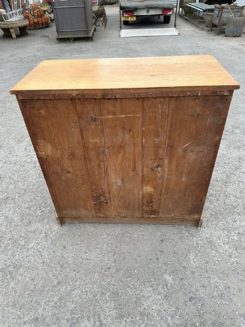 EDWARDIAN 19011910 ASH 2 3 CHEST OF DRAWERS - ADDITIONAL PHOTO 6