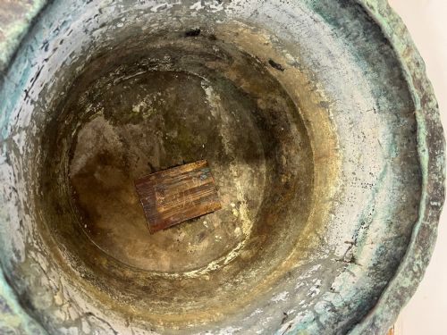 19TH CENTURY RIVETED COPPER BOILER CAULDRON - ADDITIONAL PHOTO 5
