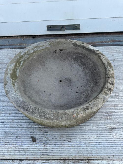 19th century sandstone circular animal feeding trough - CATEGORY: ANTIQUE MISCELLANEOUS - DATED 19TH CENTURY