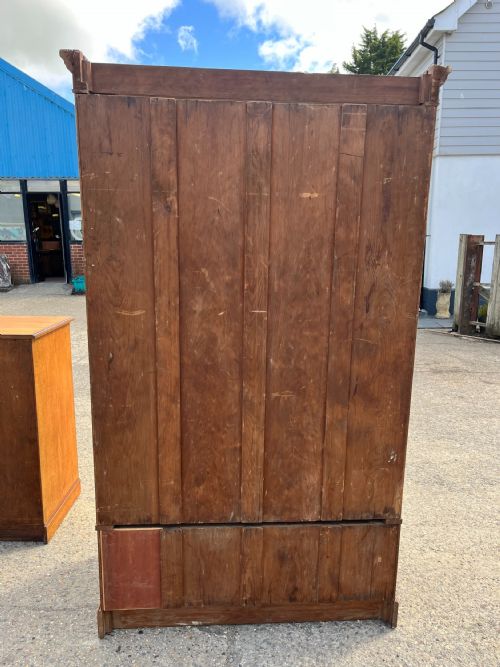 A GOOD AESTHETIC MOVEMENT PAINTED ASH OAK 2 PIECE BEDROOM SUITE MANUFACTURED BY WAUGH SONS CIRCA 1870S C333 - ADDITIONAL PHOTO 20