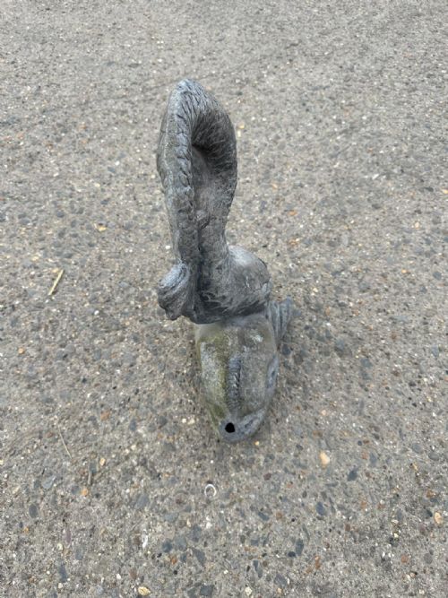 19TH CENTURY LEAD FISH FOUNTAIN SPOUT - ADDITIONAL PHOTO 4
