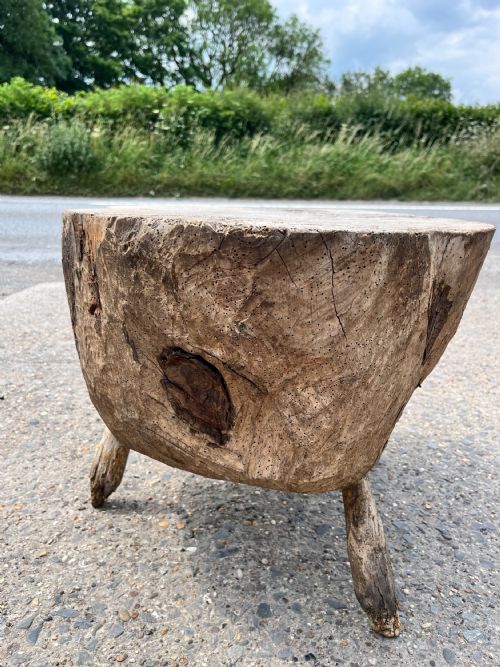19TH CENTURY TREE TRUNK CHOPPING BLOCK - ADDITIONAL PHOTO 9