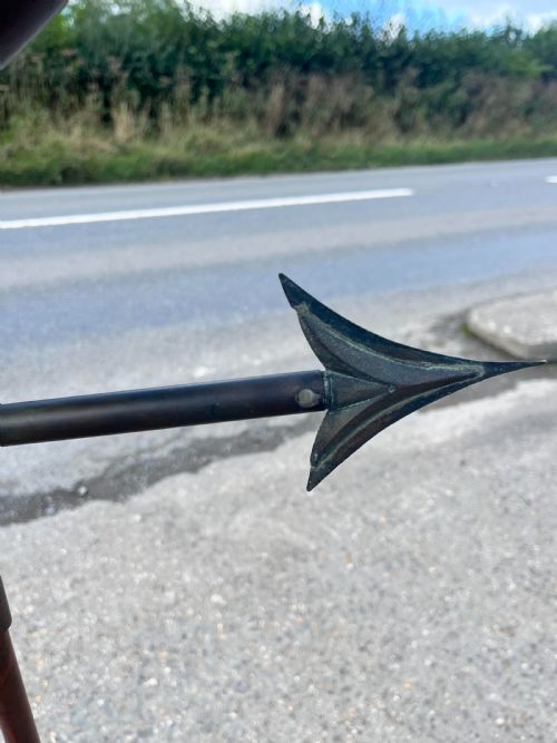 CIRCA 1900 FRENCH COPPER GOOSE WEATHER VANE - ADDITIONAL PHOTO 11