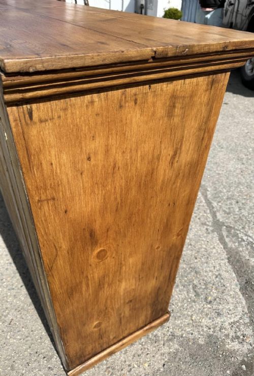 VICTORIAN PINE 4 DOOR CUPBOARD - ADDITIONAL PHOTO 2