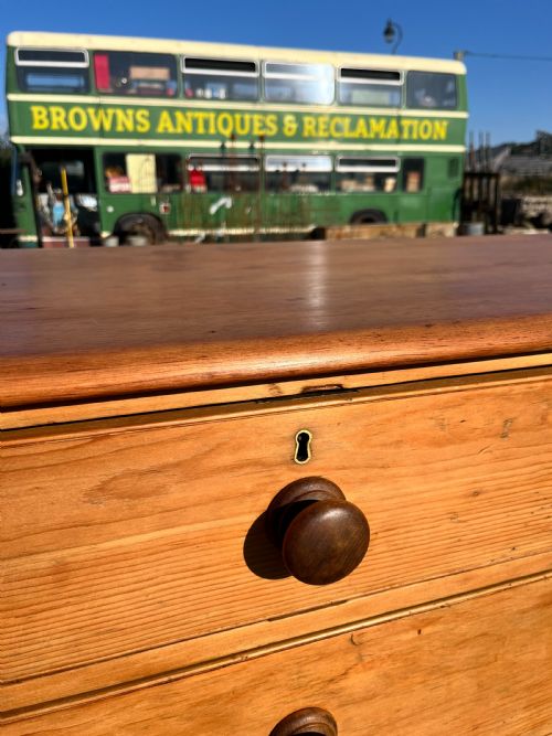 VICTORIAN PINE 24 CHEST OF DRAWERS - ADDITIONAL PHOTO 1