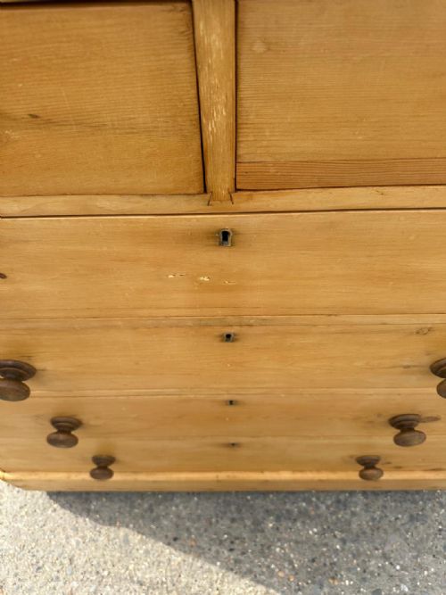 VICTORIAN PINE 24 CHEST OF DRAWERS - ADDITIONAL PHOTO 2
