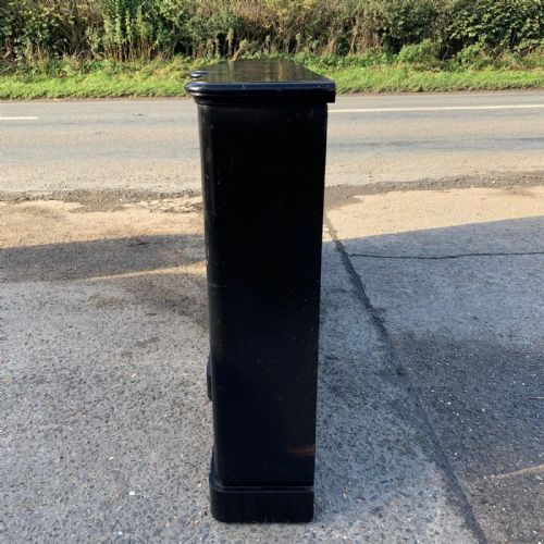 VICTORIAN EBONISED BREAKFRONT BOOKCASE - ADDITIONAL PHOTO 1