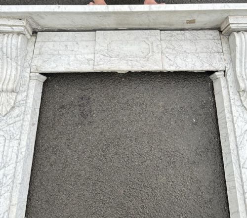 VICTORIAN CARRERA MARBLE FIRE SURROUND - ADDITIONAL PHOTO 2