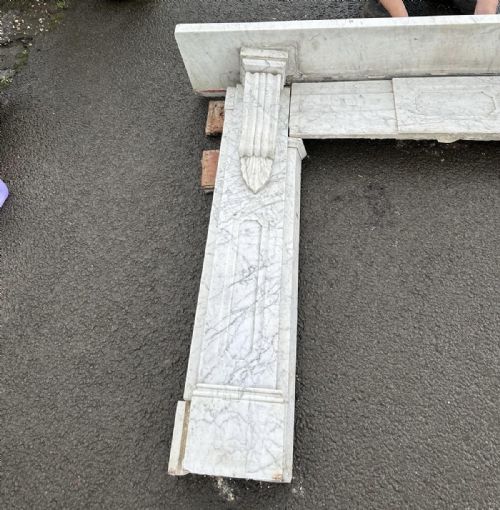 VICTORIAN CARRERA MARBLE FIRE SURROUND - ADDITIONAL PHOTO 3