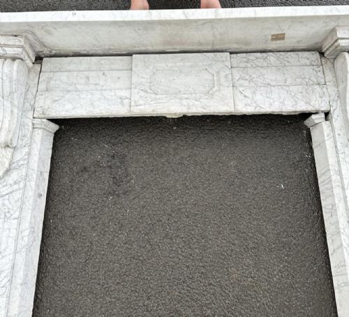 VICTORIAN CARRERA MARBLE FIRE SURROUND - ADDITIONAL PHOTO 6
