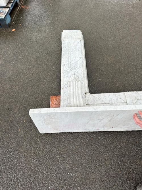 VICTORIAN CARRERA MARBLE FIRE SURROUND - ADDITIONAL PHOTO 10