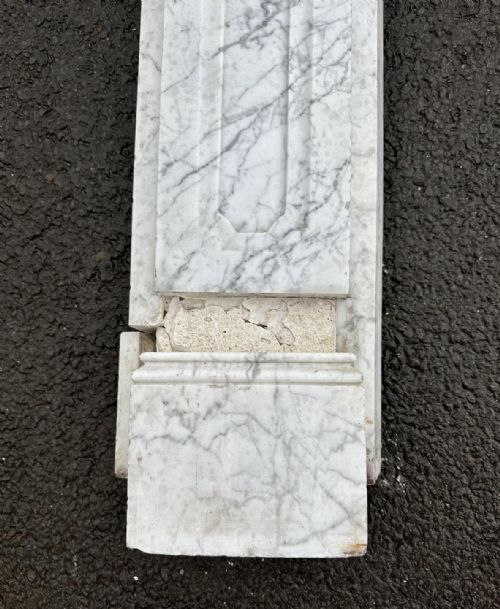 VICTORIAN CARRERA MARBLE FIRE SURROUND - ADDITIONAL PHOTO 11